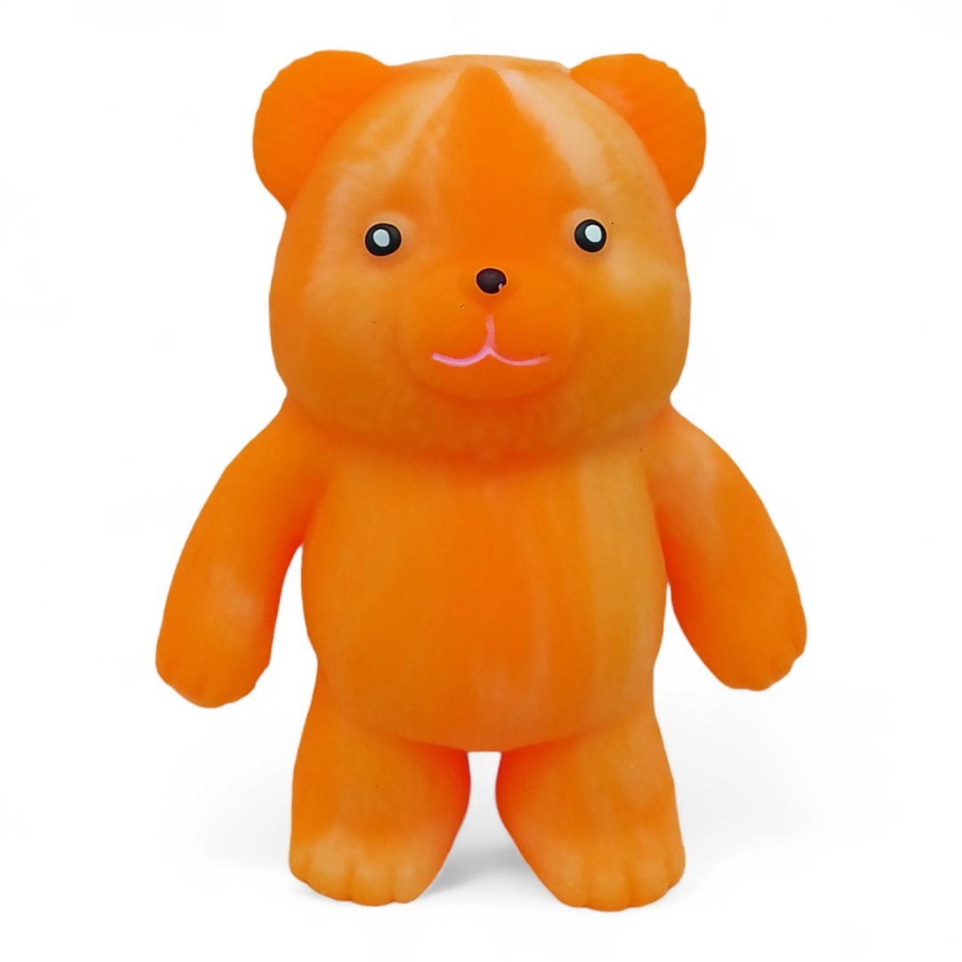 картинка Игрушка-антистресс Медвежонок (оранжевый) MIC C65337 - NiKids