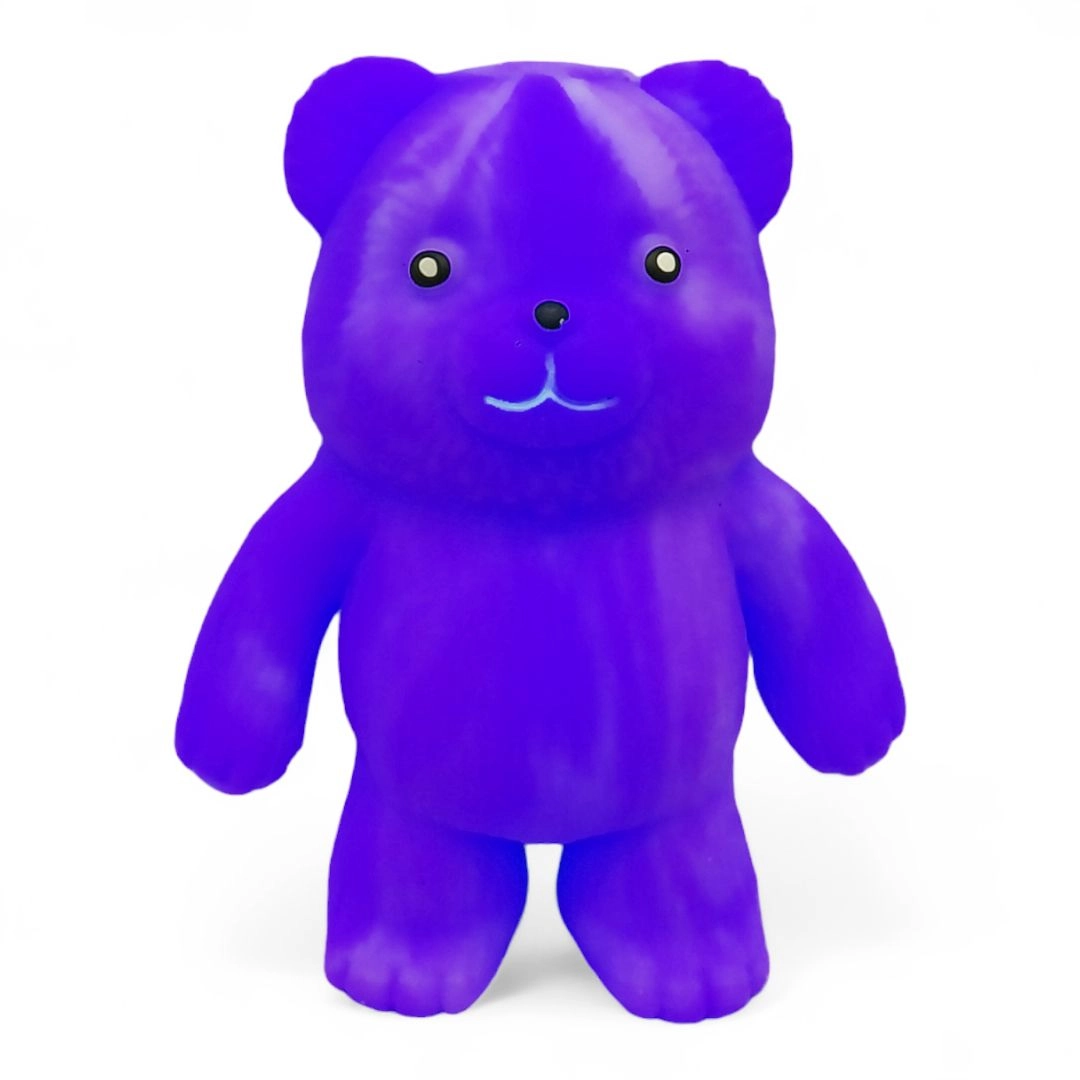картинка Игрушка-антистресс Медвежонок (фиолетовый) MIC C65337 - NiKids
