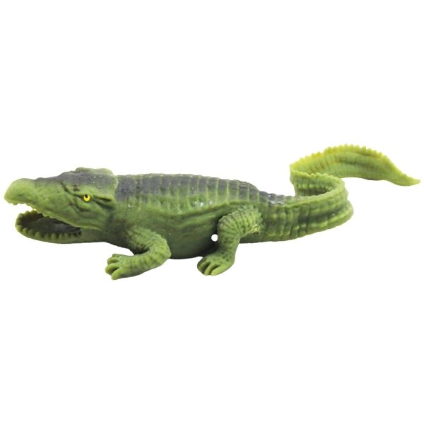 картинка Игрушка-тянучка Крокодил, зеленый MiC AA3117 - NiKids