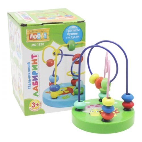 картинка Деревянная игрушка Пальчиковый лабиринт MiC MD 1820 - NiKids