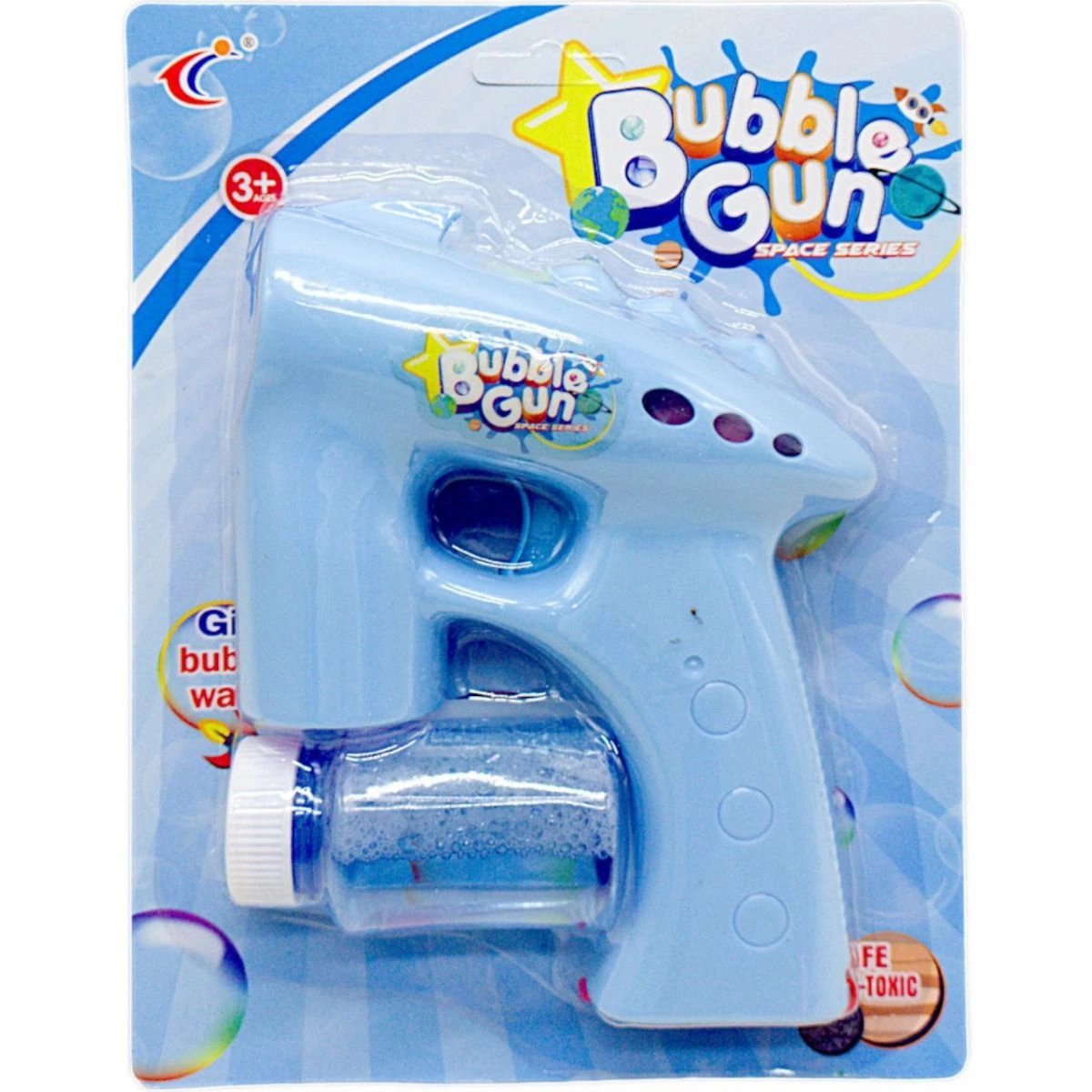 картинка Пистолет с мыльными пузырями, голубой MIC 568-2B - NiKids