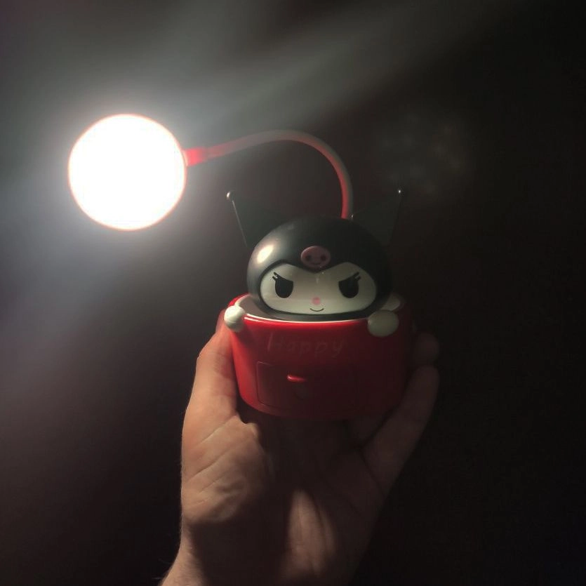 картинка Настольная лампа с точилкой Kuromi, аниме (ментол) MIC Lamp1 - NiKids